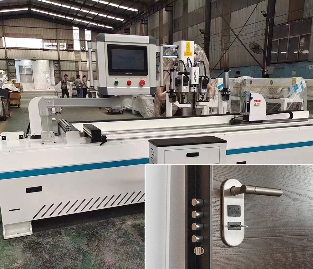 wpc kapı anahtar deliği makinesi